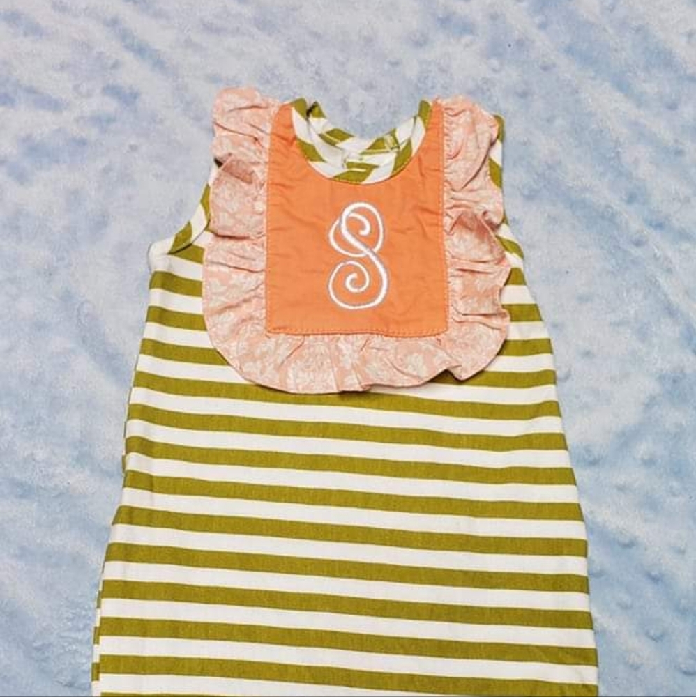 RicRac Ruffles Capri Length Romper
